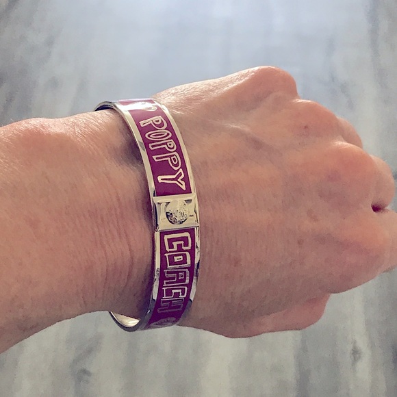 💕COACH VINTAGE LIMITED EDITION💕the coveted POPPY BRACELET💕 - Picture 6 of 8